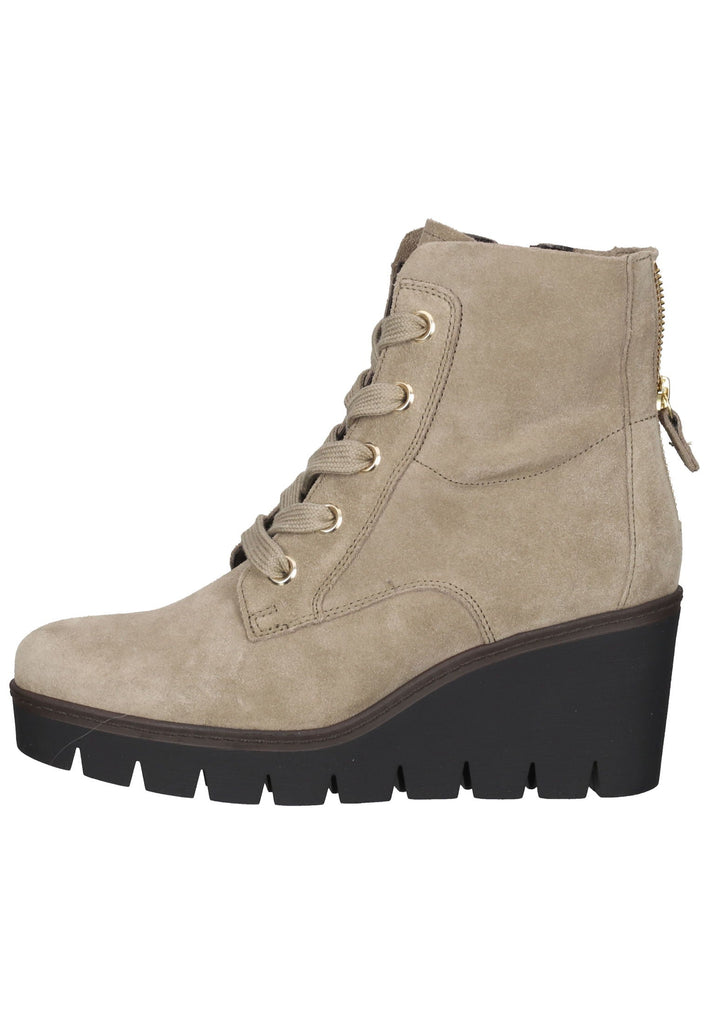 Gabor Stiefelette Leder Beige - surf4shoes