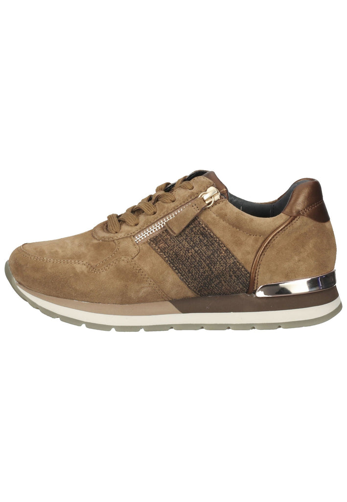 Gabor Sneaker Veloursleder Mittelbraun - surf4shoes