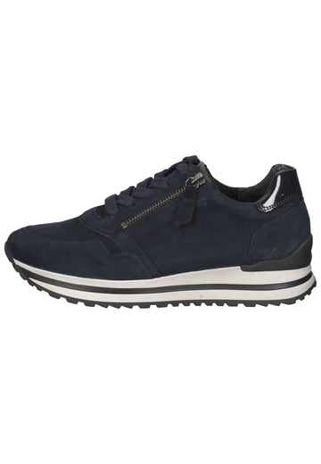 Gabor Sneaker Veloursleder Dunkelblau - surf4shoes