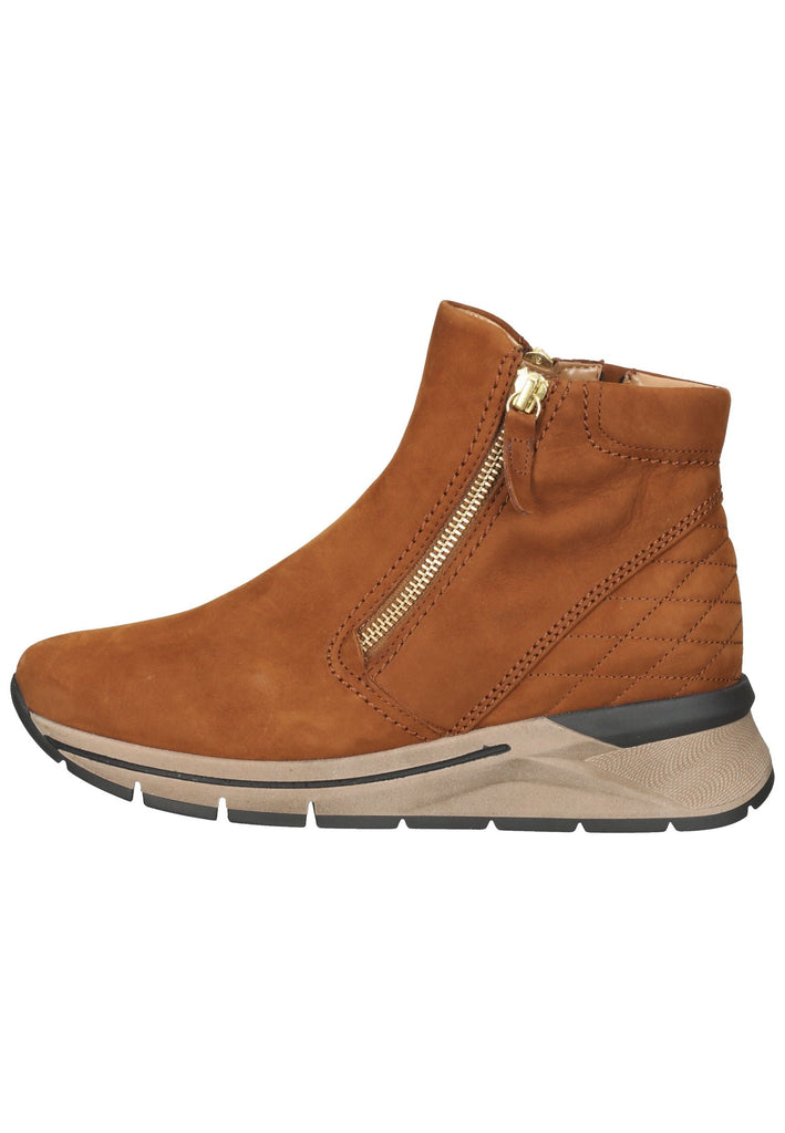 Gabor Stiefelette Nubukleder Brandy - surf4shoes