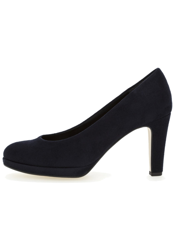 Gabor Pumps Lederimitat Dunkelblau - surf4shoes