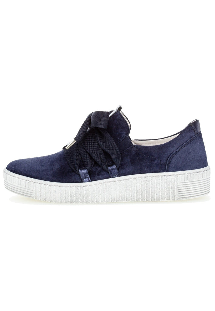 Gabor Sneaker Veloursleder Marine - surf4shoes