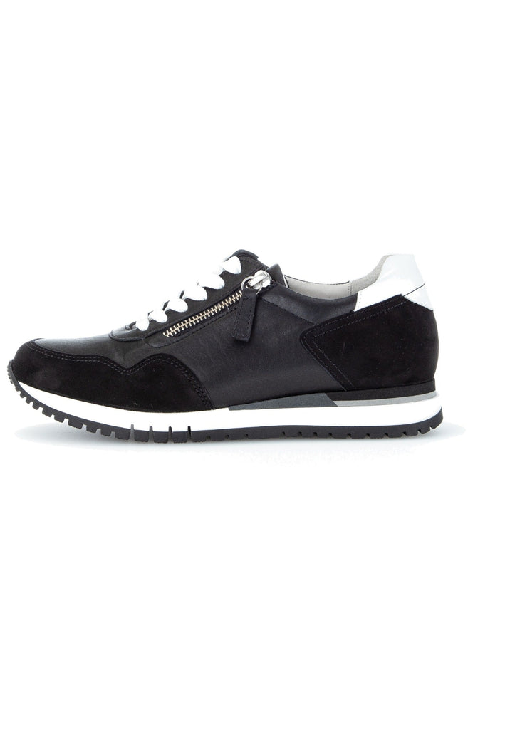 Gabor Sneaker Leder Schwarz - surf4shoes