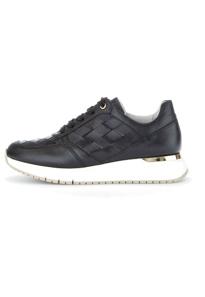 Gabor Sneaker Leder Schwarz - surf4shoes