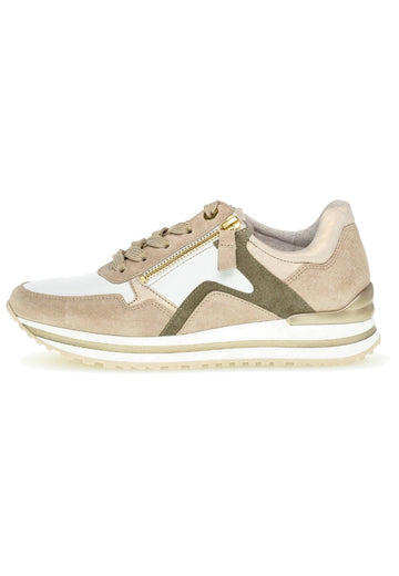Gabor Sneaker Nappaleder Beige - surf4shoes