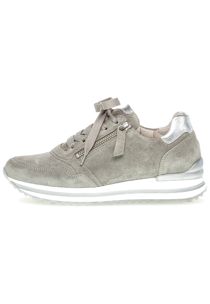 Gabor Sneaker Veloursleder Grau - surf4shoes