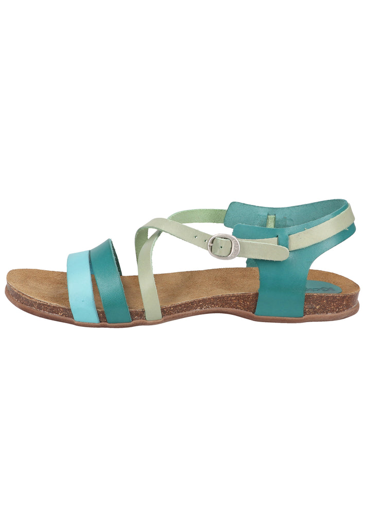 Kickers Sandalen Leder Türkis - surf4shoes