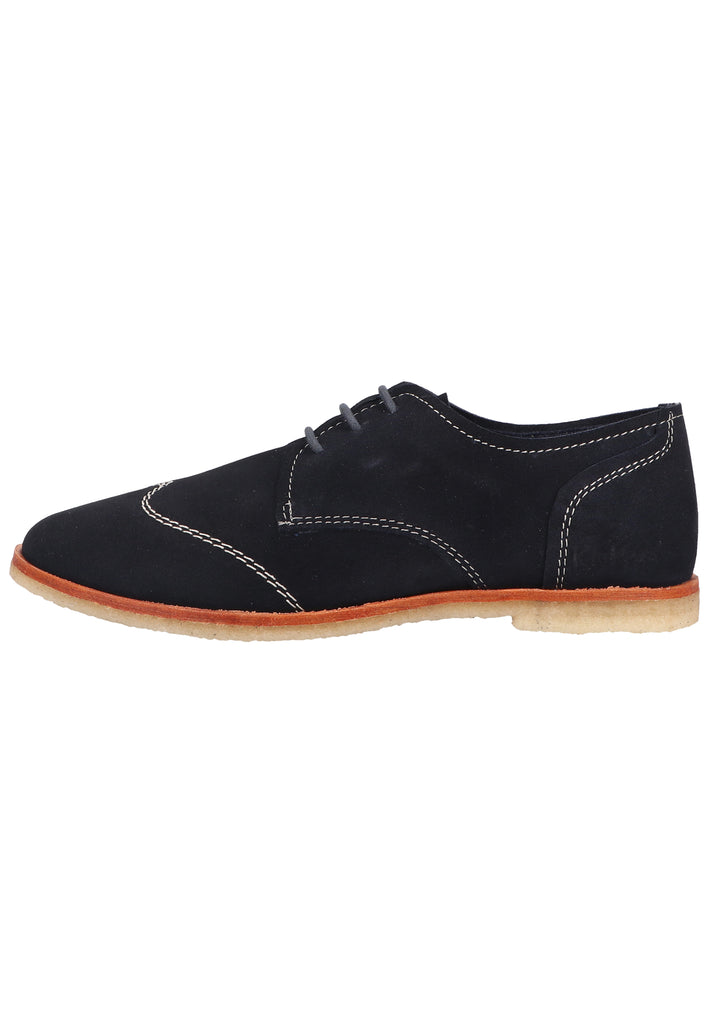 Kickers Halbschuhe Veloursleder Marine - surf4shoes