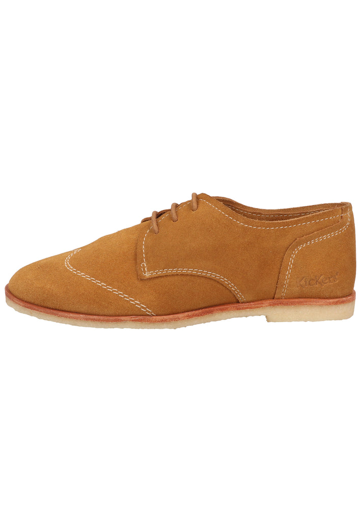 Kickers Halbschuhe Veloursleder Gelb - surf4shoes