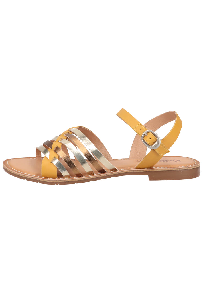 Kickers Sandalen Leder/Synthetik Gelb - surf4shoes