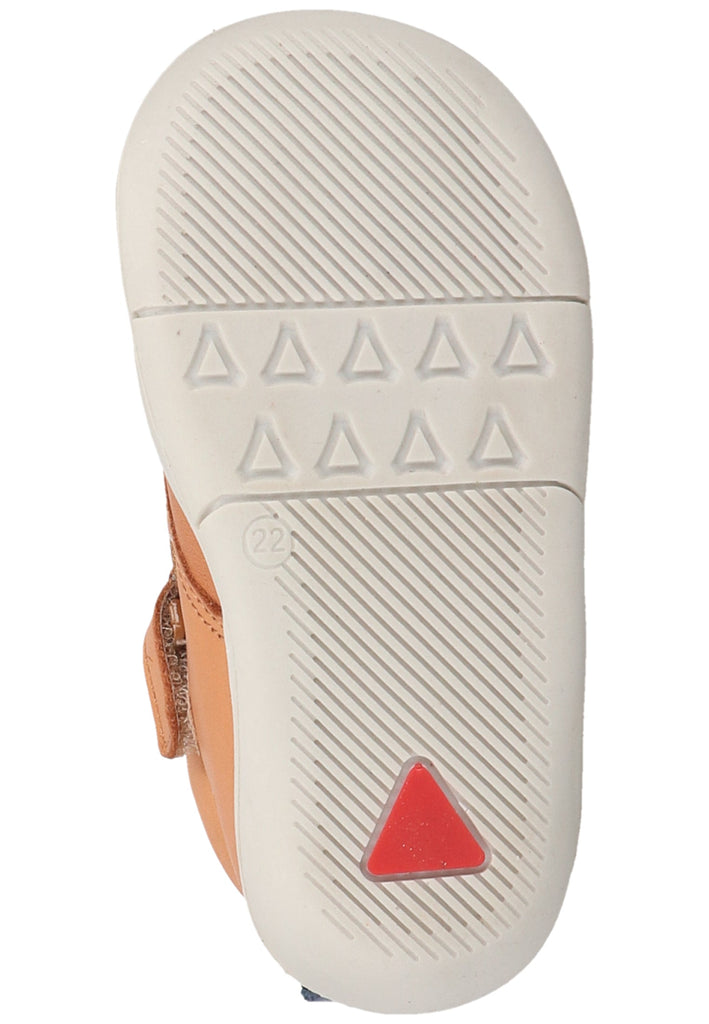 Kickers Halbschuhe Nappaleder Braun/Blau - surf4shoes