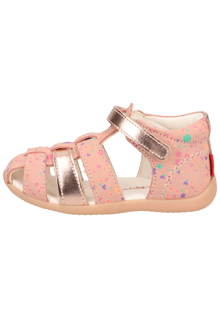 Kickers Halbschuhe Leder Rose Metallic - surf4shoes