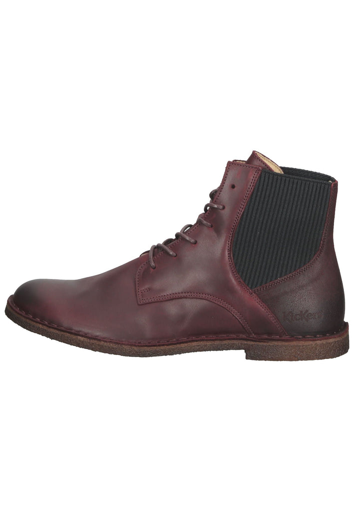 Kickers Stiefelette Leder Bordeaux - surf4shoes