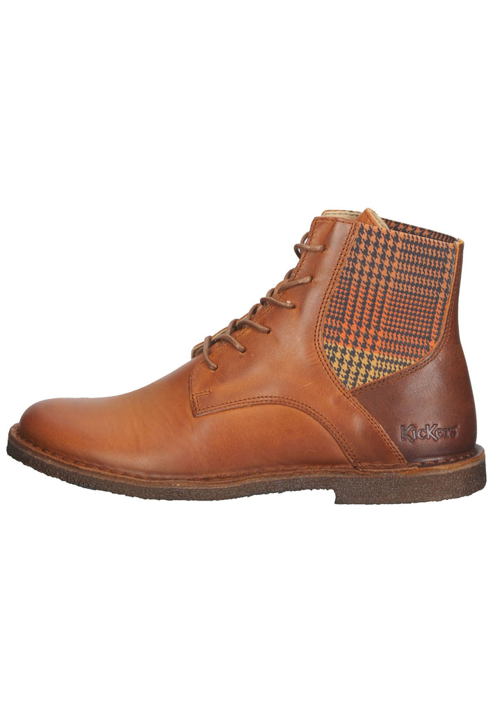 Kickers Stiefelette Leder Orange/Braun - surf4shoes