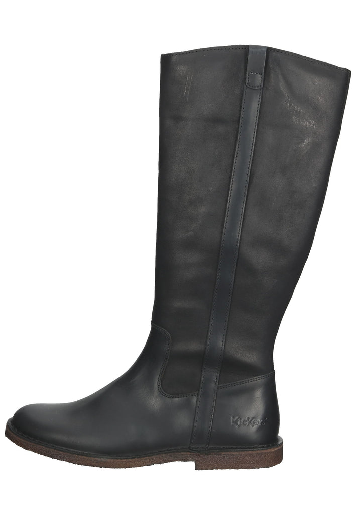 Kickers Stiefel Leder Schwarz Kombi - surf4shoes