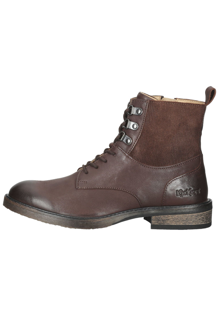 Kickers Stiefelette Leder Dunkelbraun - surf4shoes