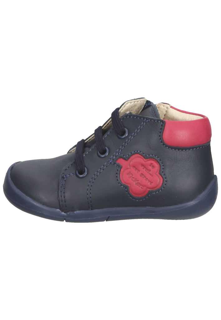 Kickers Halbschuhe Leder Marine - surf4shoes