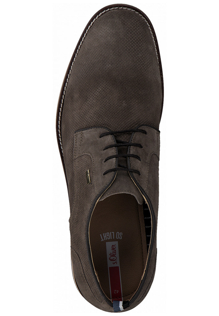 s.Oliver Businessschuhe Leder Braun - surf4shoes