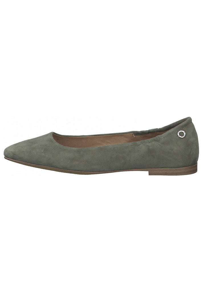 s.Oliver Ballerinas Leder Dunkelgrün - surf4shoes