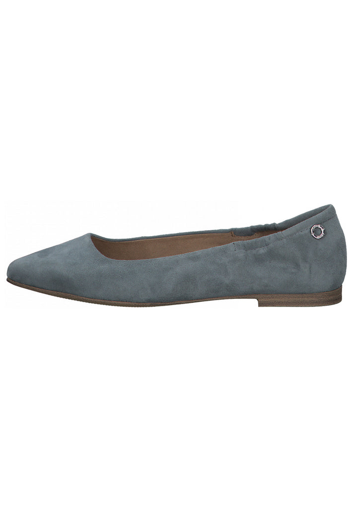 s.Oliver Ballerinas Leder Sky Blue - surf4shoes