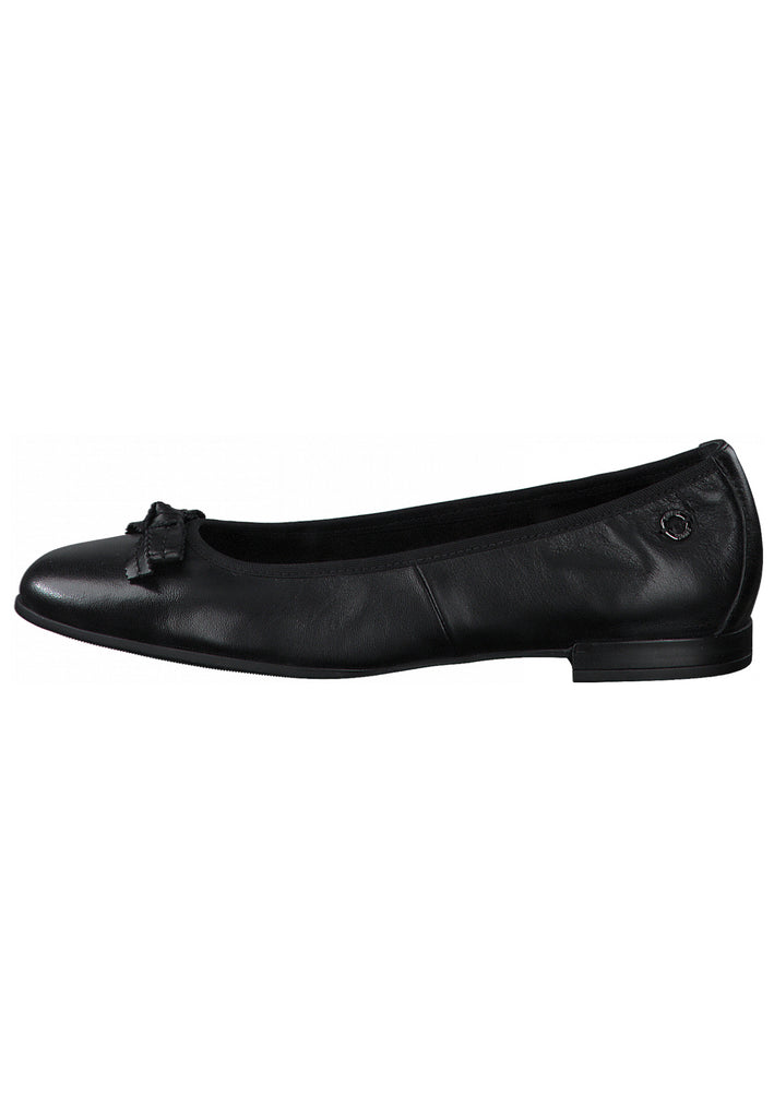 s.Oliver Ballerinas Nappaleder Schwarz - surf4shoes