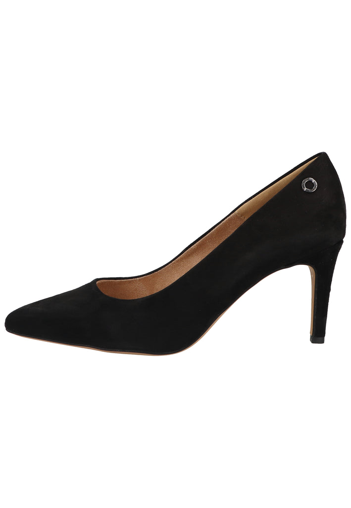 s.Oliver Pumps Nubukleder Schwarz - surf4shoes
