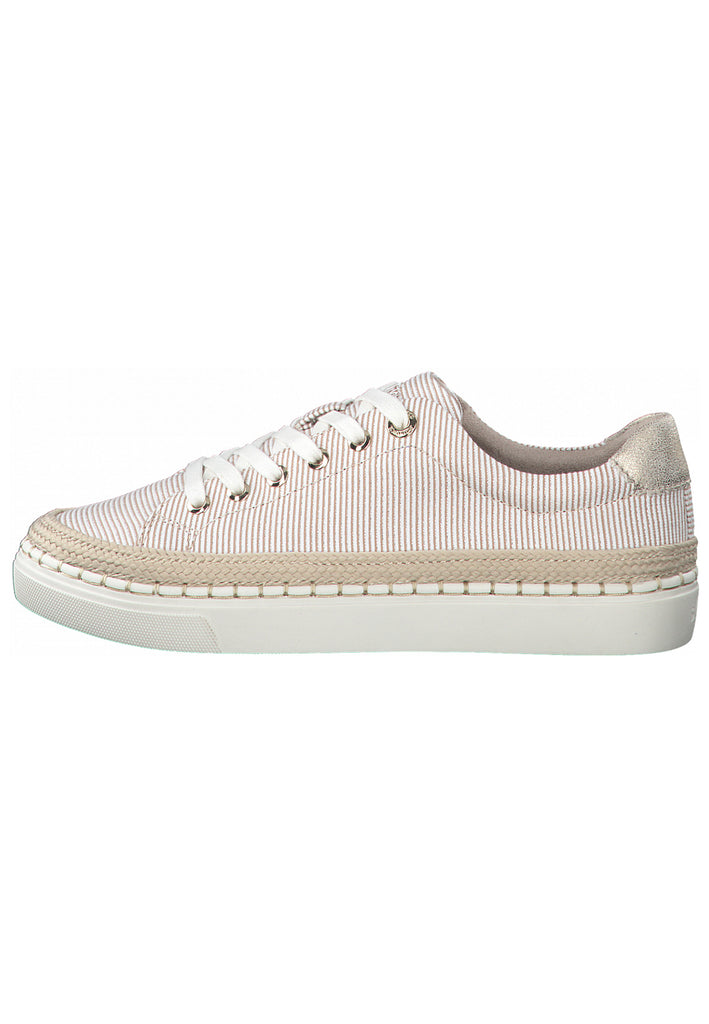 s.Oliver Sneaker Lederimitat/Textil Beige - surf4shoes