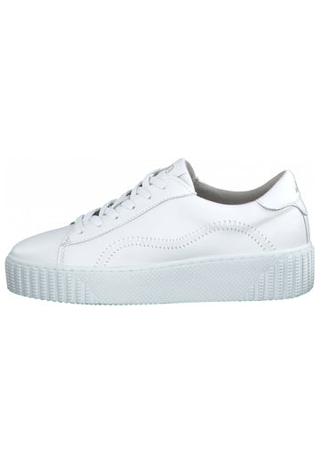 s.Oliver Sneaker Nappaleder Weiß - surf4shoes