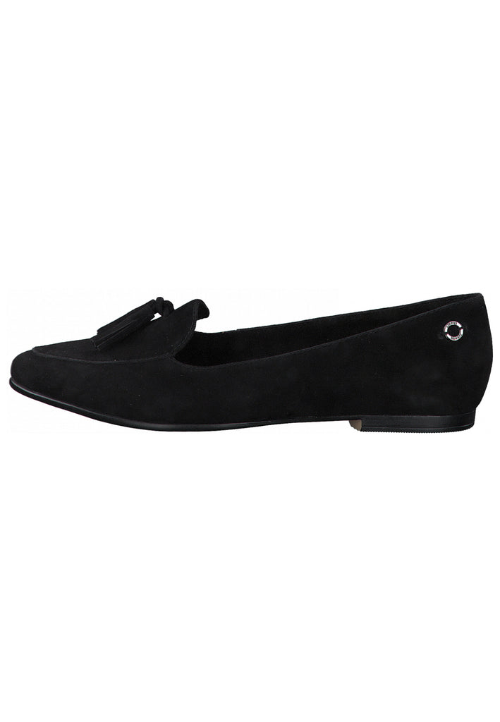s.Oliver Ballerinas Leder Schwarz - surf4shoes