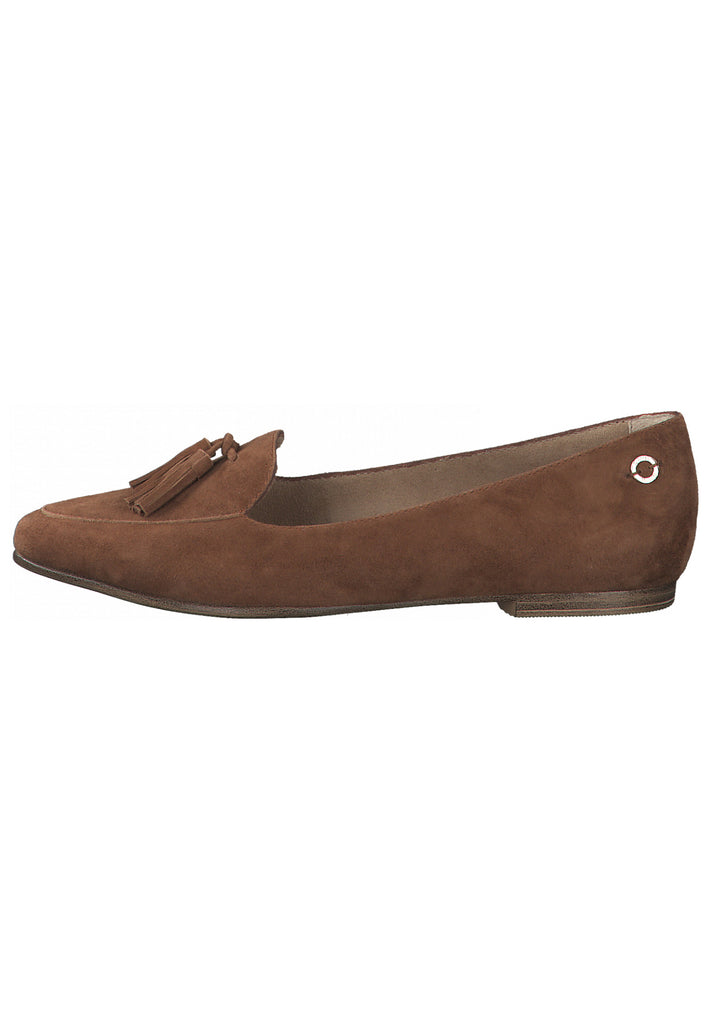 s.Oliver Ballerinas Leder Cognac - surf4shoes
