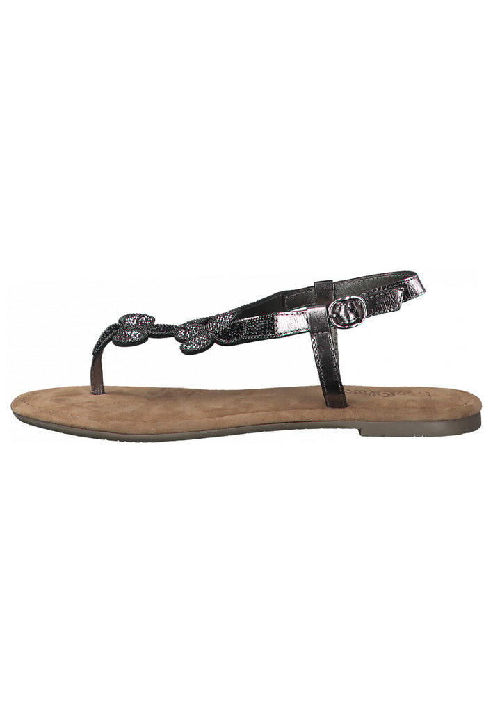s.Oliver Zehensteg Leder Grau - surf4shoes