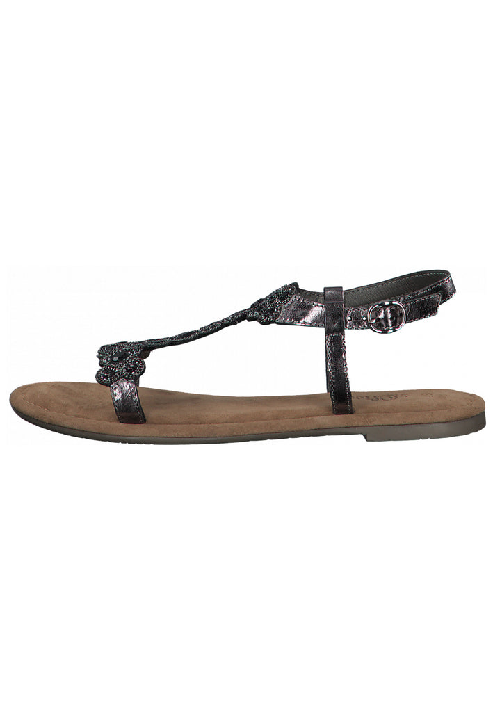 s.Oliver Sandalen Leder Grau - surf4shoes