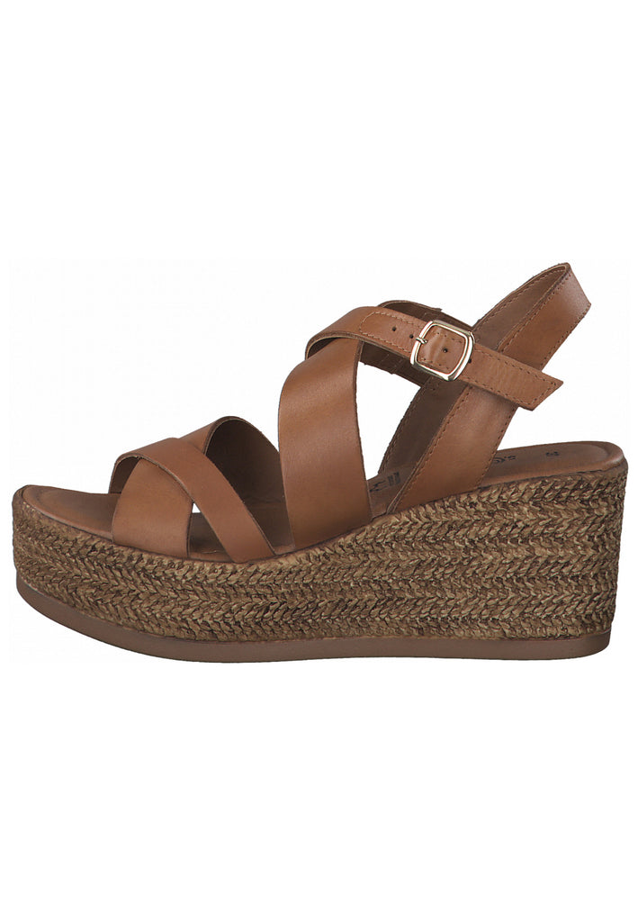 s.Oliver Sandalen Leder Cuoio - surf4shoes