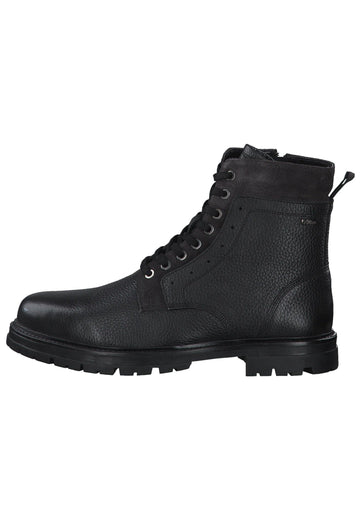 s.Oliver Stiefelette Leder Schwarz - surf4shoes