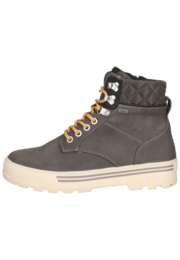 s.Oliver Stiefelette Textil Dunkelgrau - surf4shoes