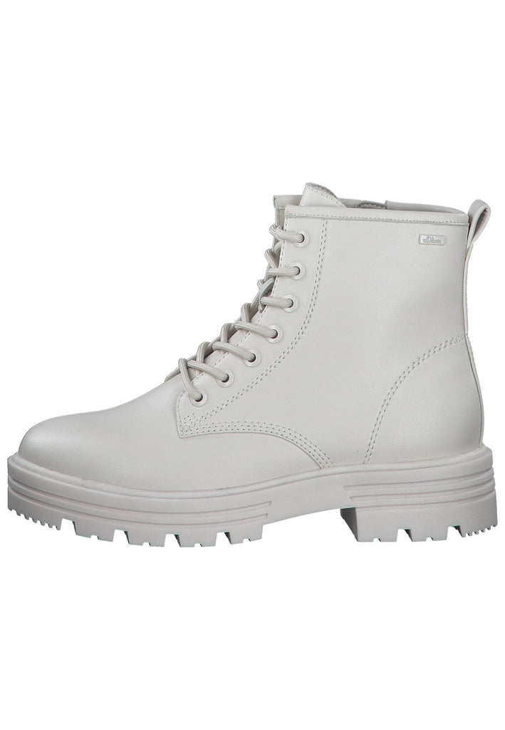 s.Oliver Stiefelette Textil Cream - surf4shoes