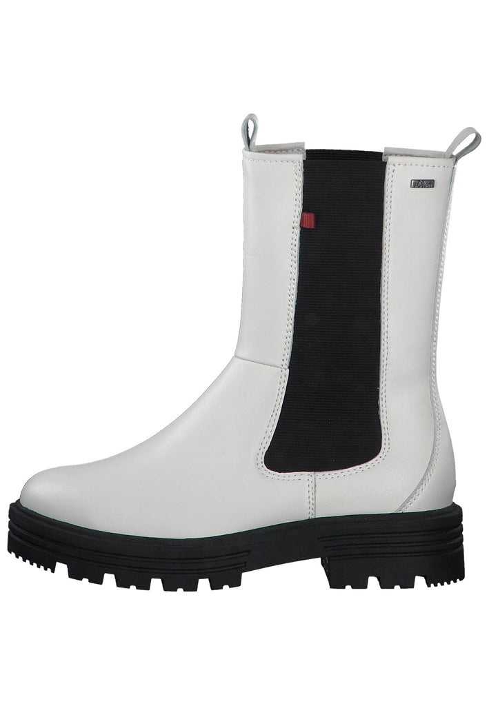 s.Oliver Stiefelette Synthetik Cream - surf4shoes
