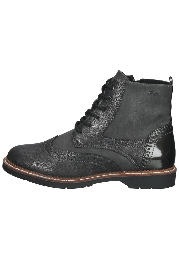 s.Oliver Stiefelette Synthetik Grau - surf4shoes