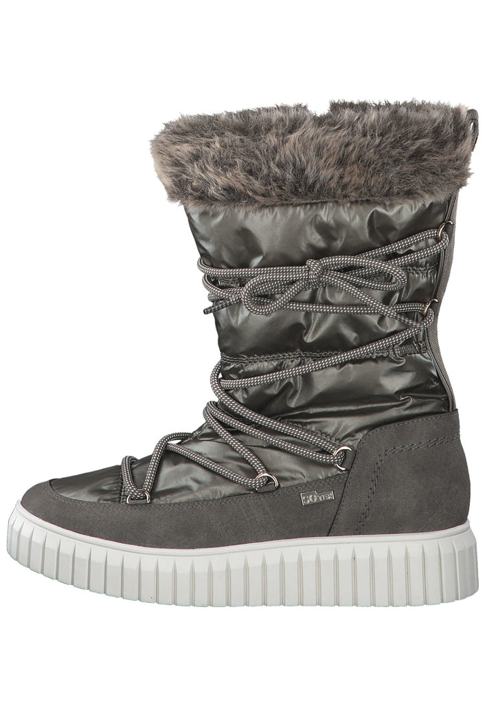 s.Oliver Stiefel Textil Taupe - surf4shoes