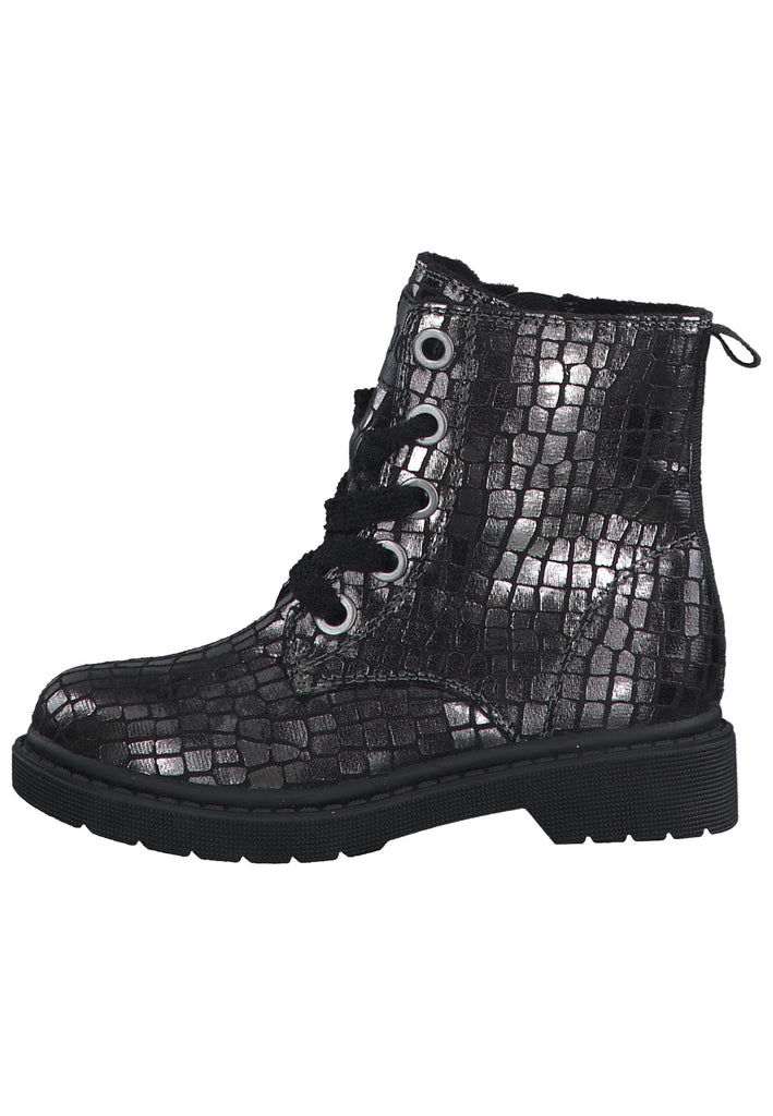 s.Oliver Stiefelette Textil Pewter - surf4shoes