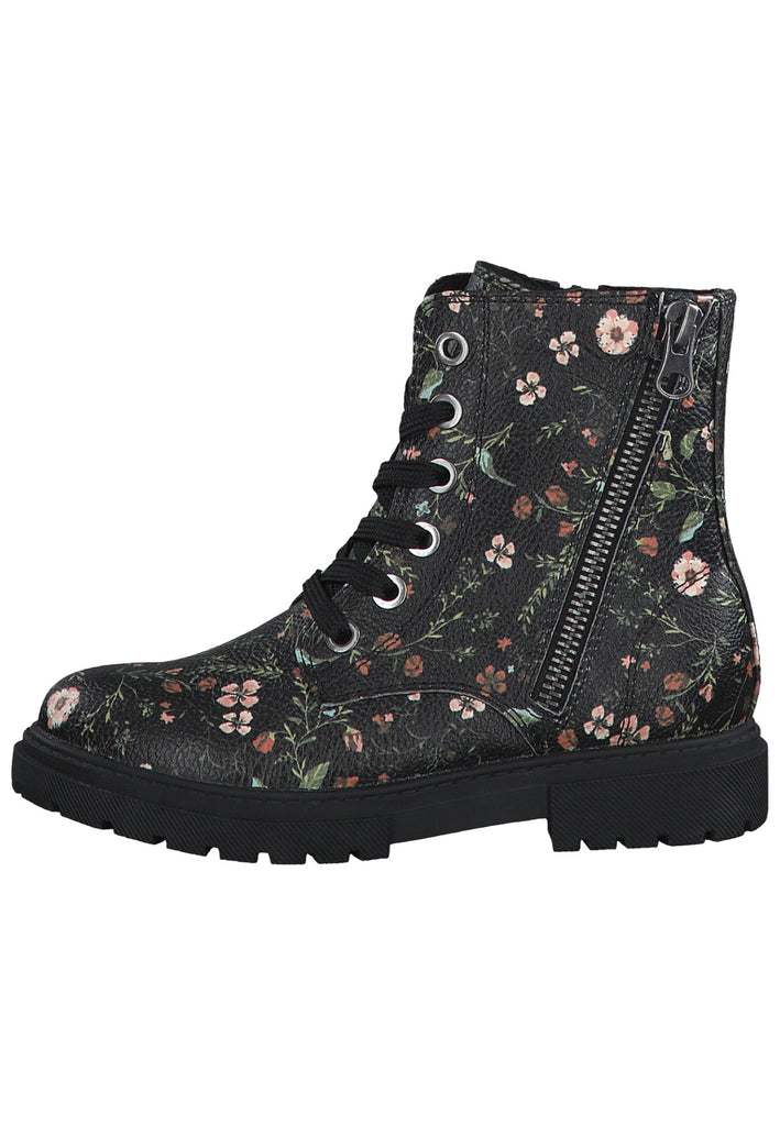 s.Oliver Stiefelette Textil Flower Art - surf4shoes