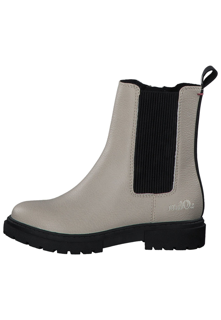 s.Oliver Stiefelette Synthetik Cream - surf4shoes
