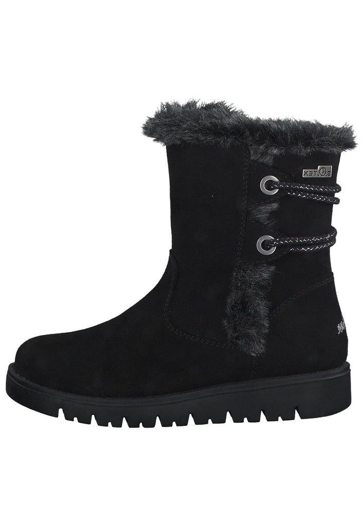 s.Oliver Stiefel Textil Schwarz - surf4shoes
