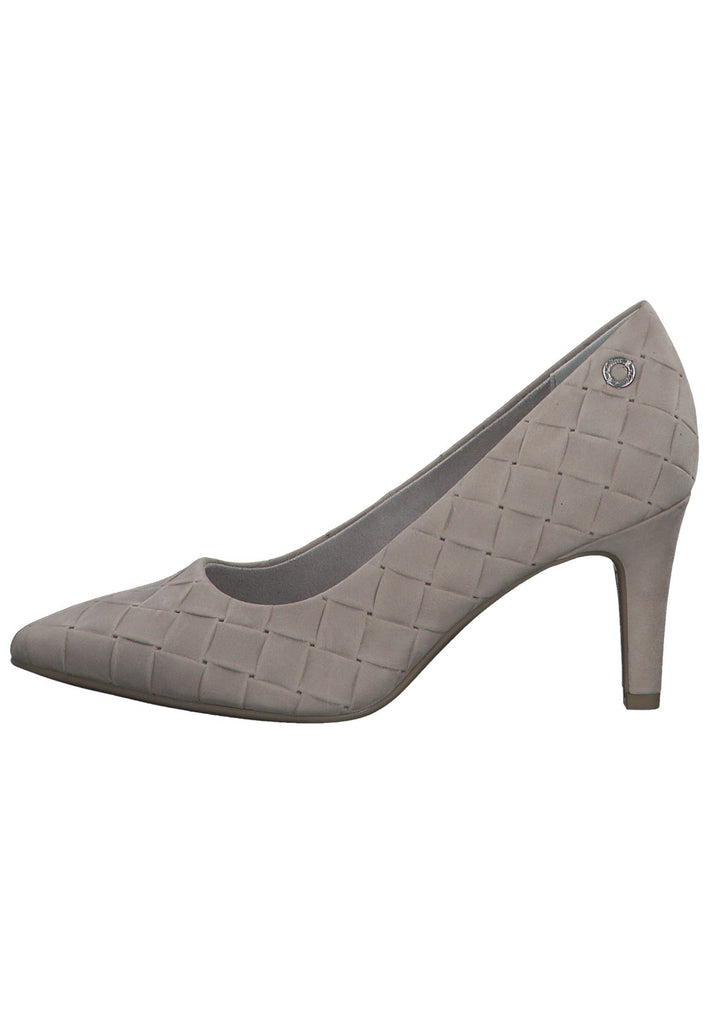 s.Oliver Pumps Leder Hellgrau - surf4shoes