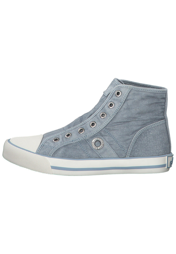 s.Oliver Sneaker Textil Hellblau - surf4shoes