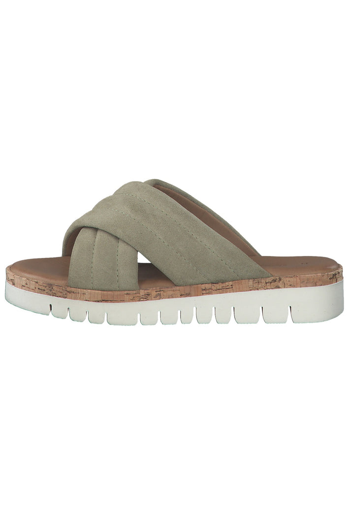 s.Oliver Pantoletten Leder Pistachio - surf4shoes