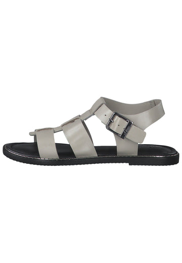 s.Oliver Sandalen Leder Taupe - surf4shoes