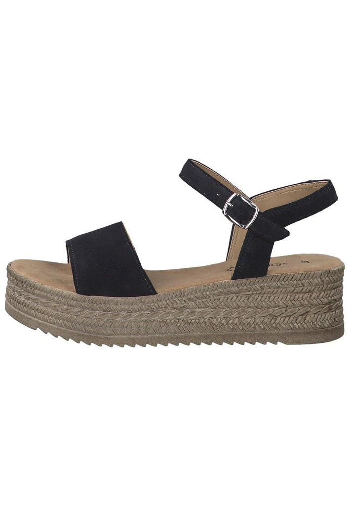 s.Oliver Sandalen Leder Navy - surf4shoes
