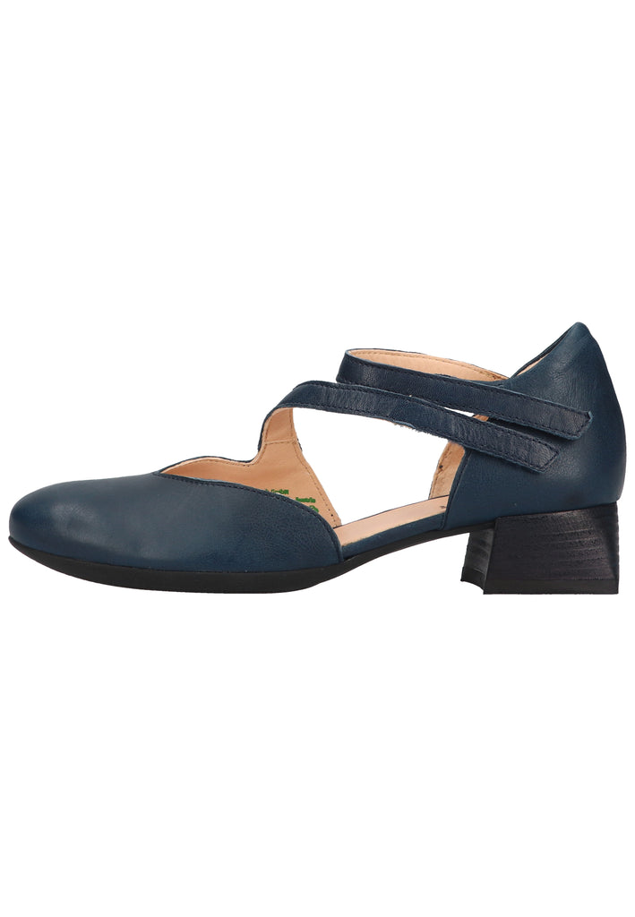 Think! Pumps Glattleder Azur - surf4shoes
