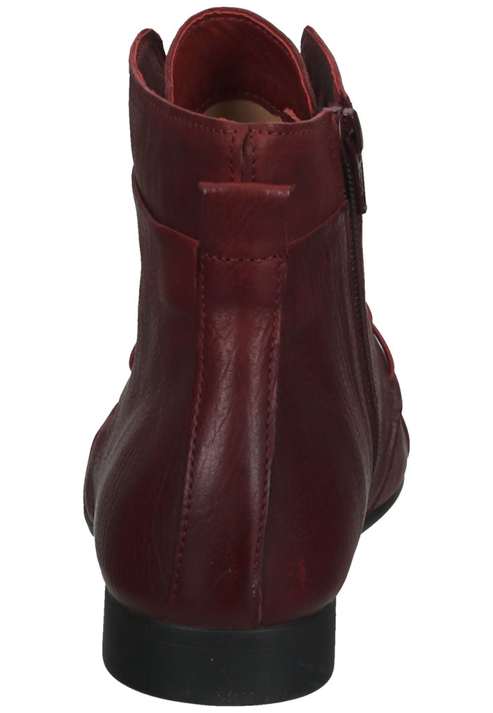 Think! Stiefelette Nappaleder Rot - surf4shoes